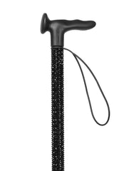 Jet Black Diamanté Walking Stick