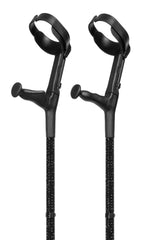 Jet Black Diamanté Crutches