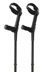 Black Glitter Crutches