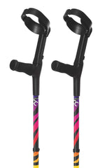 Rainbow Zebra Crutches