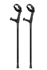 Jet Black Diamanté Crutches