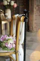 Jet Black Diamanté Walking Stick