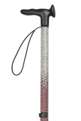 Mauve Ombré Diamanté Walking Stick