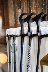 Carbon Fibre Effect Crutches