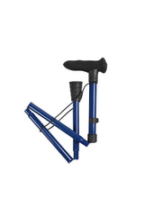 Navy Blue Folding Walking Stick