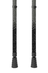 Onyx Ombré Diamanté Crutches