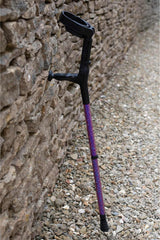 Purple Crystal Diamante Crutches