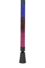Rainbow Diamanté Walking Stick