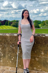 Silver Glitter Crutches