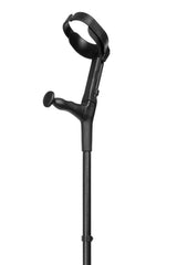 Black Leather Effect Crutches
