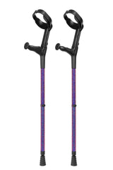 Ultra Violet Diamanté Crutches