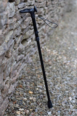 Black Folding Walking Stick