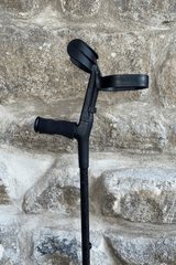 Black Glitter Crutches