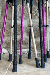 Black Glitter Crutches