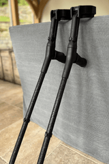 Black Glitter Crutches