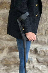 Carbon Fibre Effect Crutches