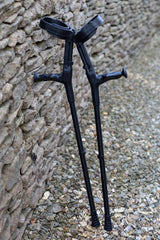 Carbon Fibre Effect Crutches