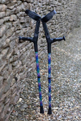 Funky Purple Crutches-Crutch-Cool Crutches