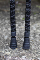 Jet Black Diamanté Crutches