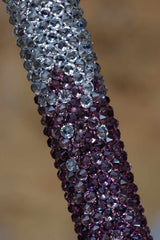 Mauve Ombré Diamanté Walking Stick