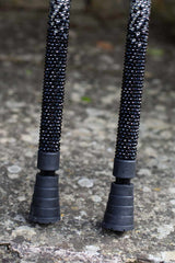 Onyx Ombré Diamanté Crutches