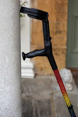 Rainbow Diamanté Crutches