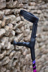 Rainbow Zebra Crutches