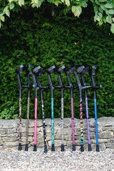 Rainbow Zebra Crutches