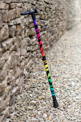 Rainbow Zebra Walking Stick
