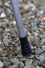 Silver Glitter Crutches