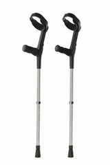 Silver Glitter Crutches