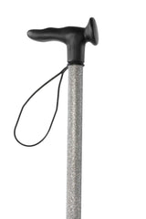 Silver Glitter Walking Stick