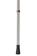 Silver Glitter Walking Stick