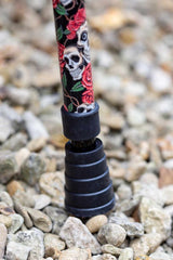 Skulls & Roses Walking Stick