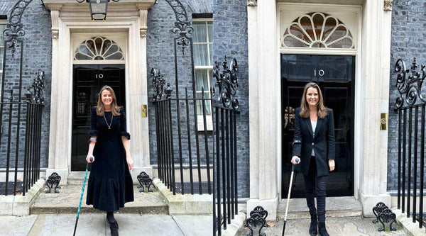 The Lilac Review - Co Founder Amelia Celebrates at Downing St-Cool Crutches