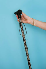 Starfish Cool Walking Stick Against Blue Background 