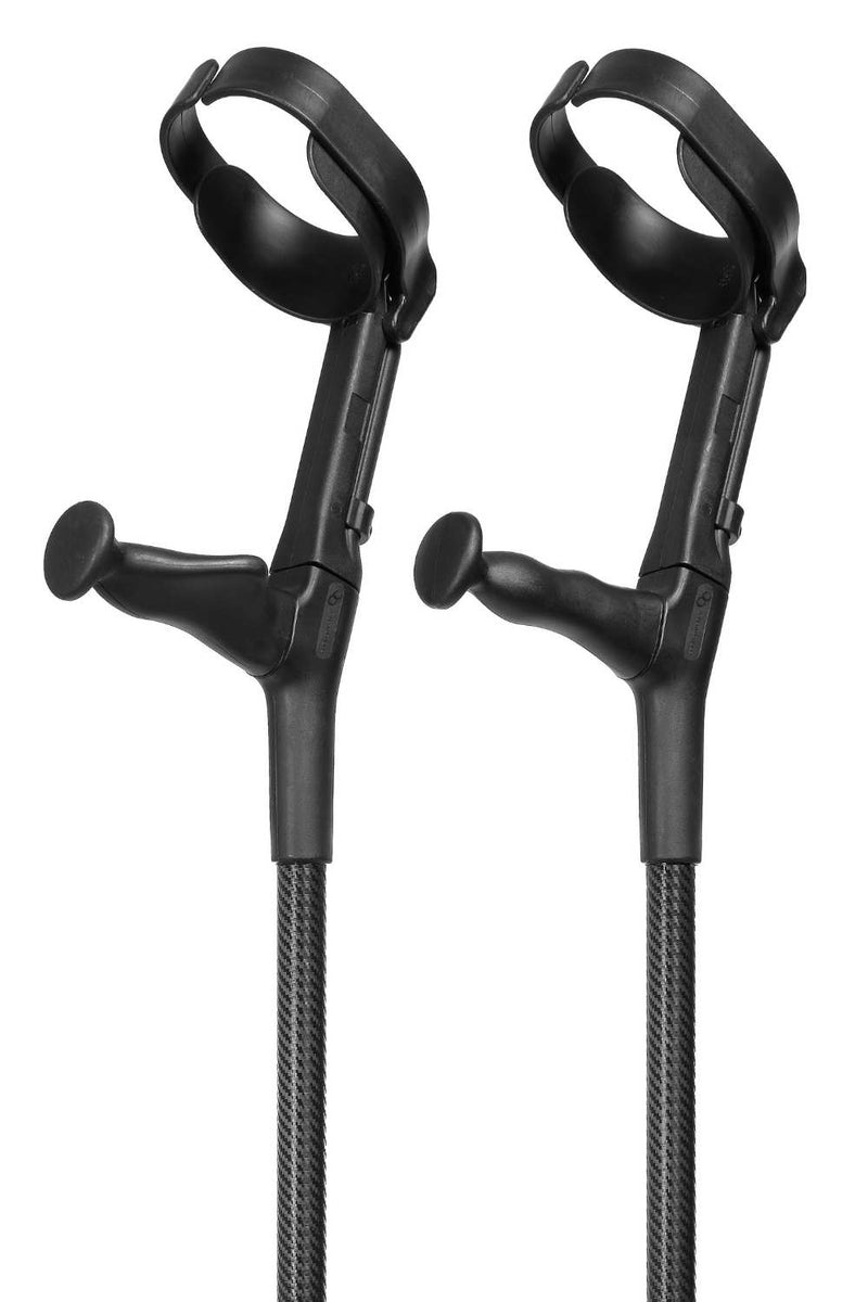 Carbon Fibre Effect Crutches