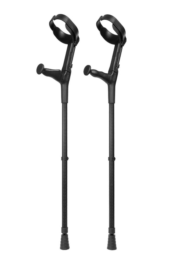 Carbon Fibre Effect Crutches