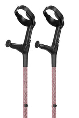 Baby Pink Diamanté Crutches