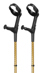 Gold Chrome Crutches