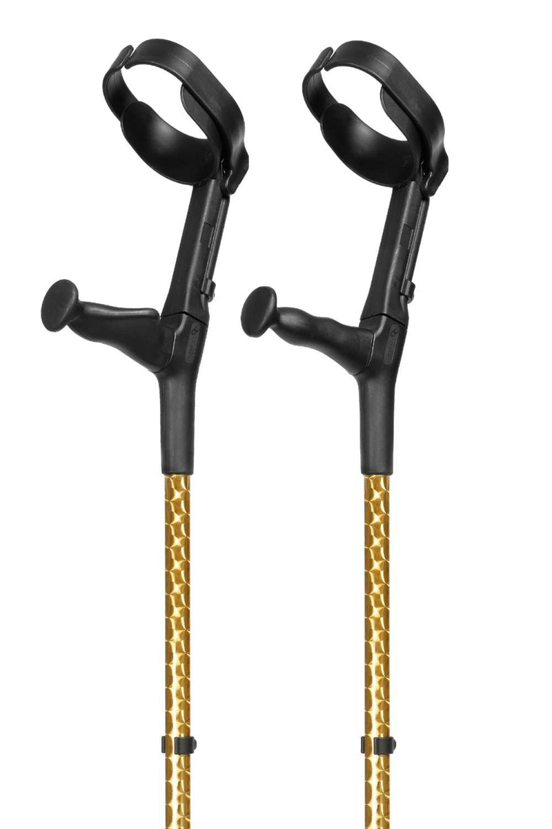 Gold Chrome Crutches