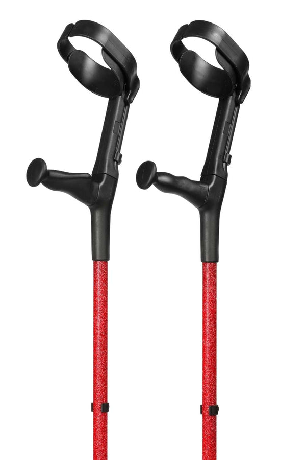 Red Glitter Crutches