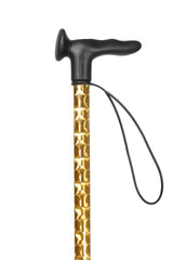 Gold Chrome Walking Stick