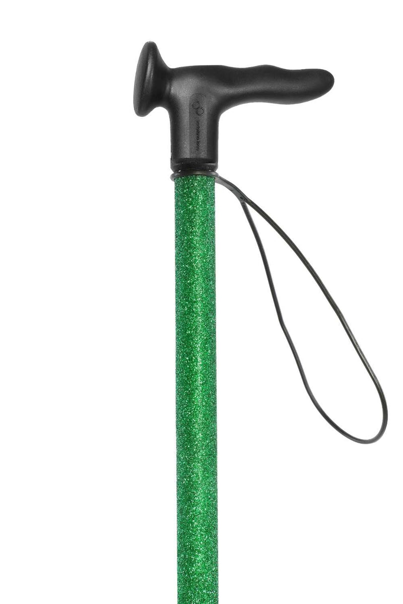 Green Glitter Walking Stick