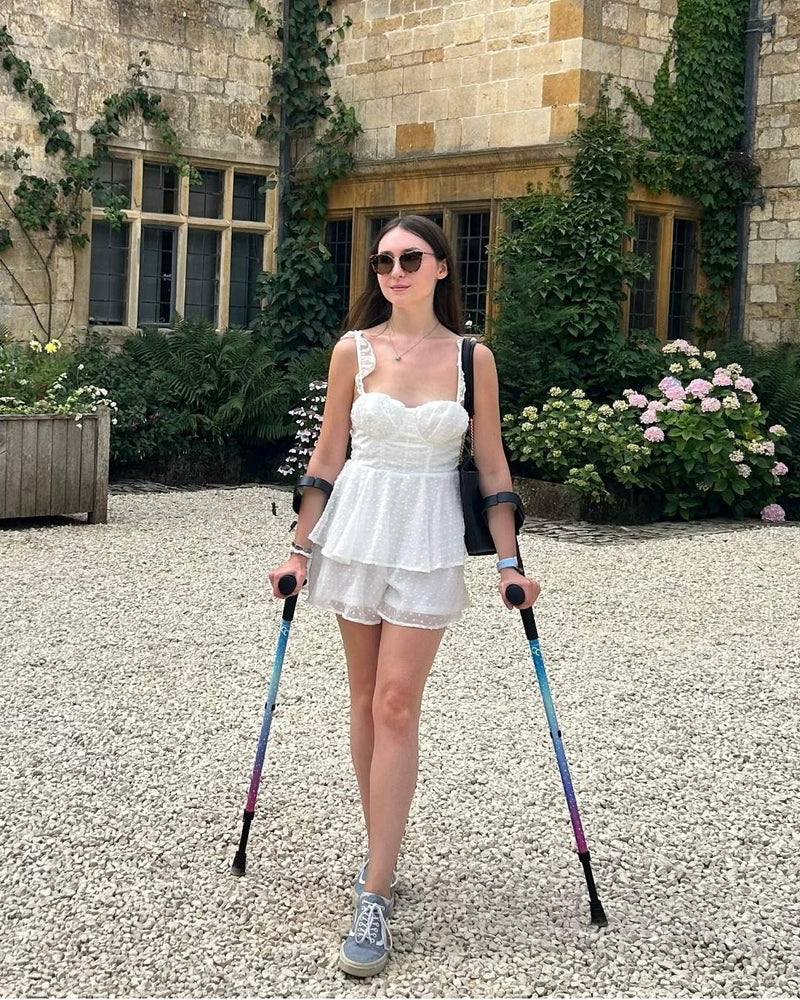 Mystic Moon design crutches