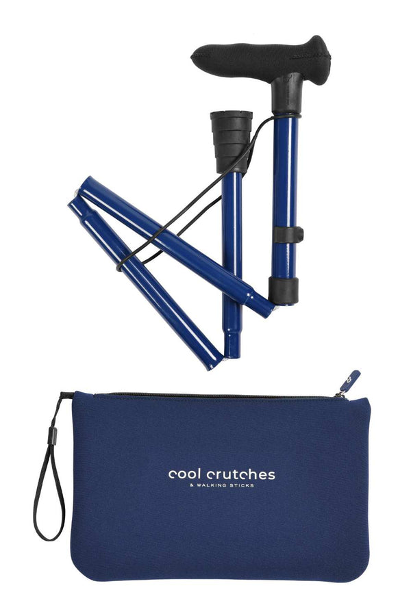 NEW Navy Folding Walking Stick