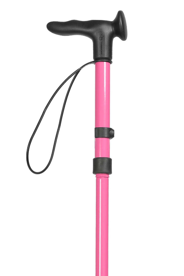 NEW Pink Folding Walking Stick