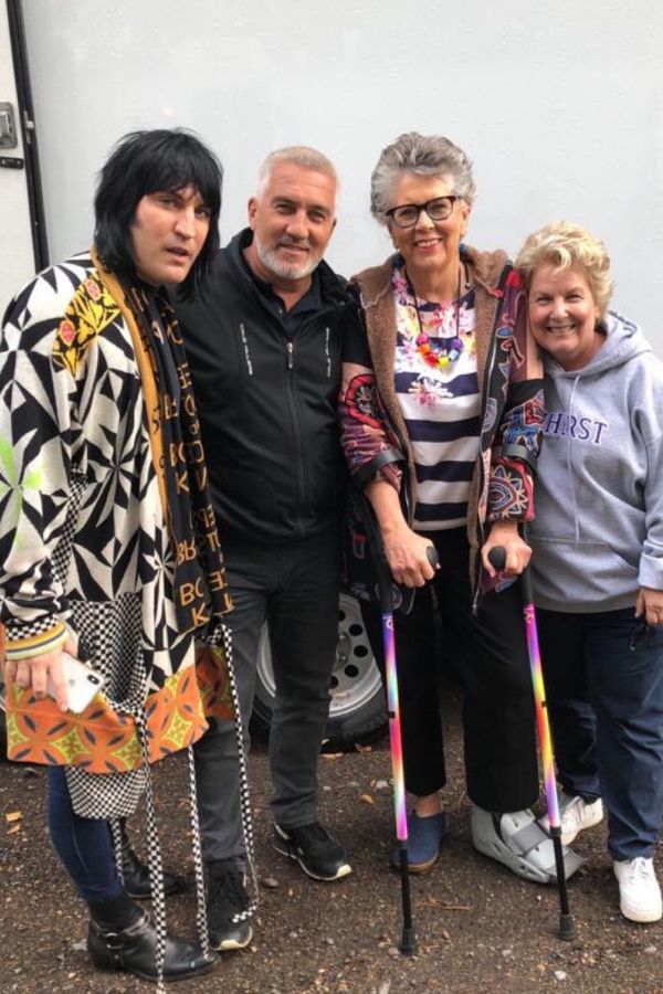 Prue Leith in Cool Crutches