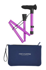 NEW Purple Folding Walking Stick