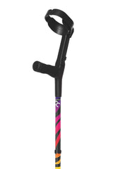 Rainbow Zebra Crutches